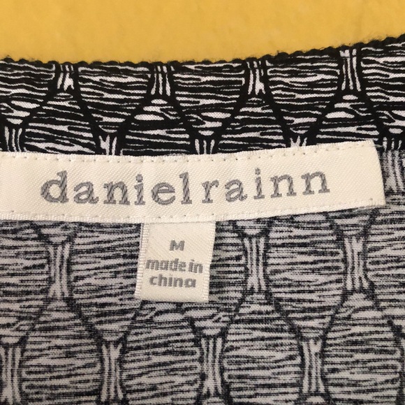 Boho Black White and Red Tunic size Medium - Picture 3 of 6